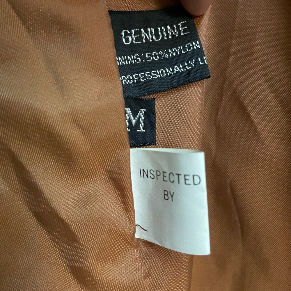 Vintage Full Length Leather Jacket (Patchwork Des… - image 7